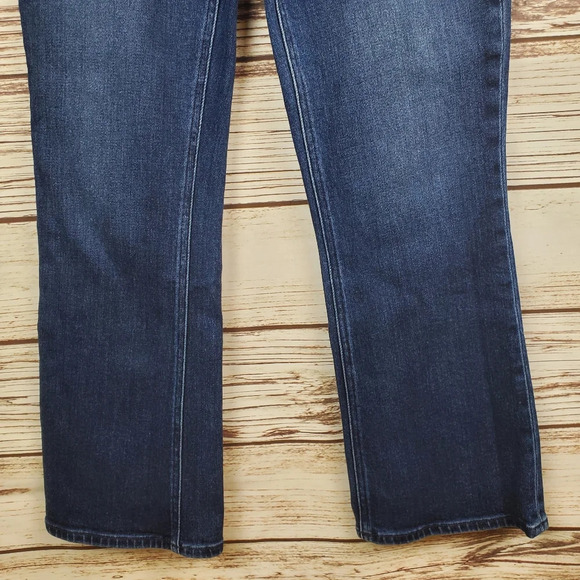 Paige Womens Size 31 Claudine Promenade/Dark Wash Ankle Flare Bootcut Jeans #233 - Picture 5 of 11